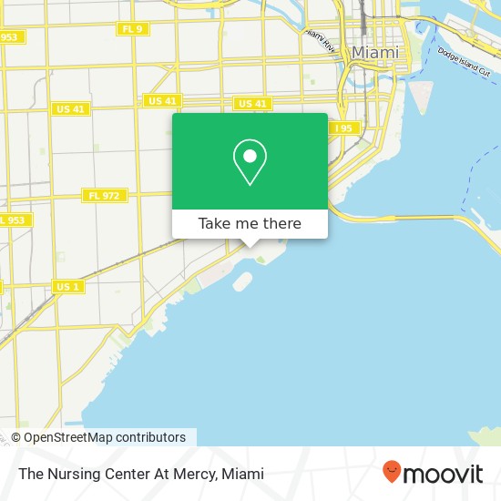 The Nursing Center At Mercy map