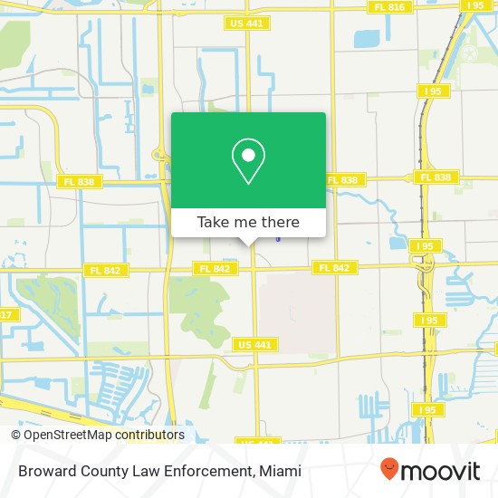 Mapa de Broward County Law Enforcement