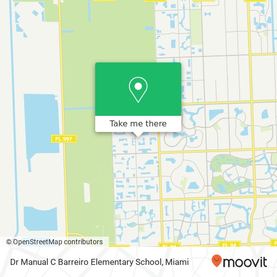 Dr Manual C Barreiro Elementary School map