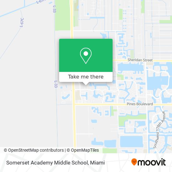 Somerset Academy Middle School map