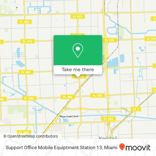 Mapa de Support Office Mobile Equiptment Station 13