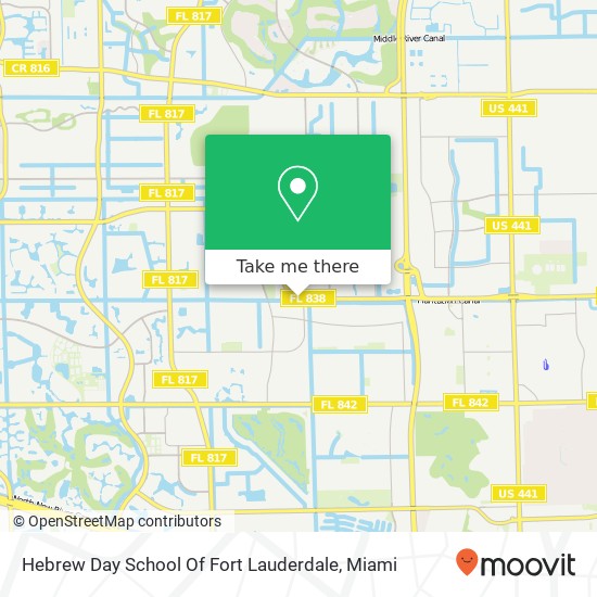 Hebrew Day School Of Fort Lauderdale map