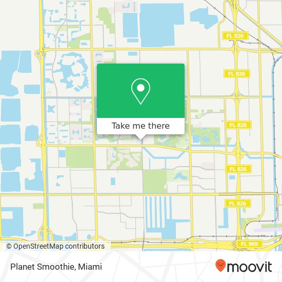 Planet Smoothie map