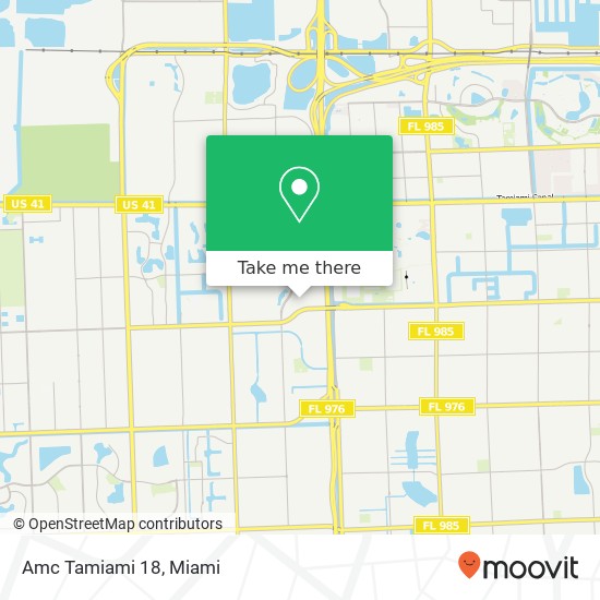 Amc Tamiami 18 map