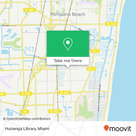 Huizenga Library map