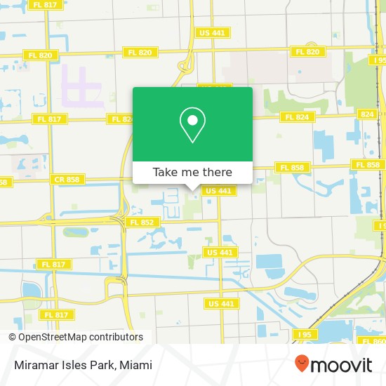 Mapa de Miramar Isles Park