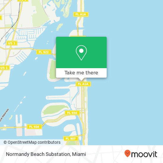 Mapa de Normandy Beach Substation