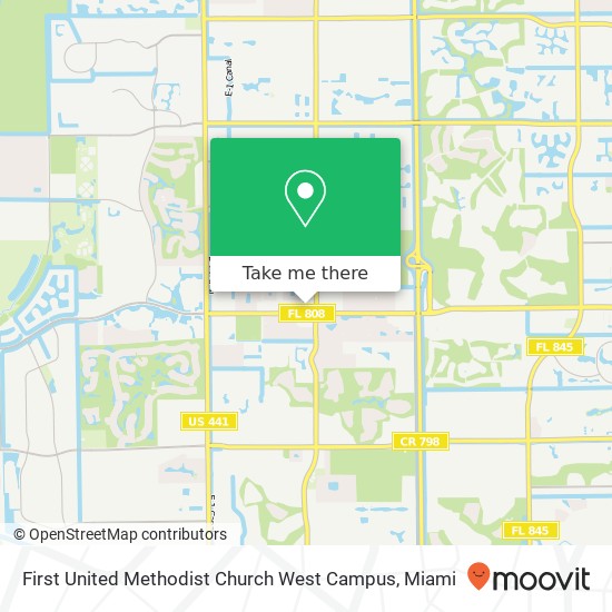 First United Methodist Church West Campus map