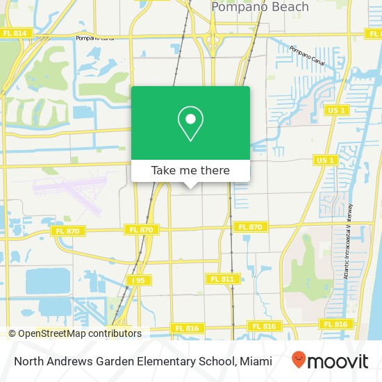 Mapa de North Andrews Garden Elementary School