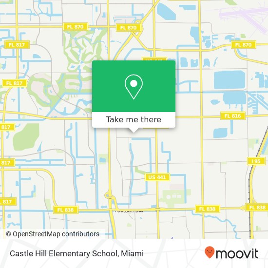 Mapa de Castle Hill Elementary School