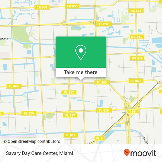 Savary Day Care Center map