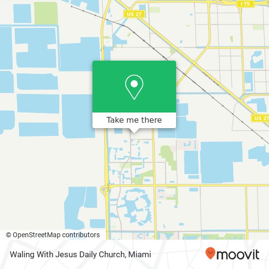 Waling With Jesus Daily Church map