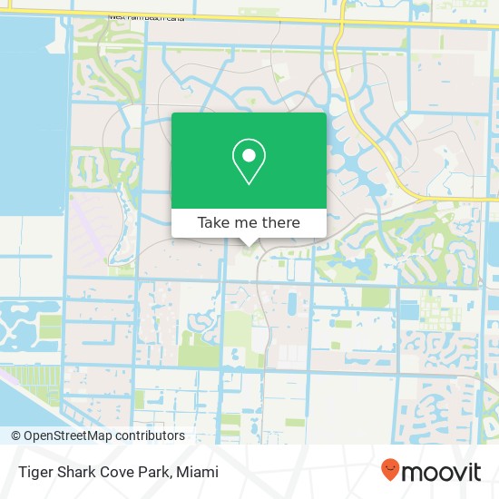 Mapa de Tiger Shark Cove Park
