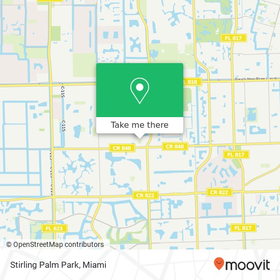 Mapa de Stirling Palm Park