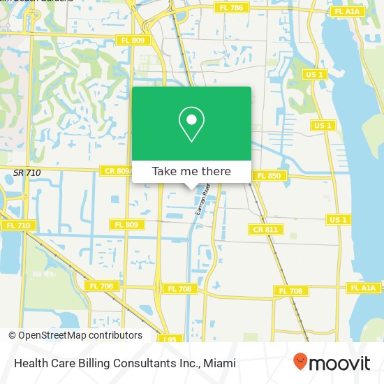 Mapa de Health Care Billing Consultants Inc.