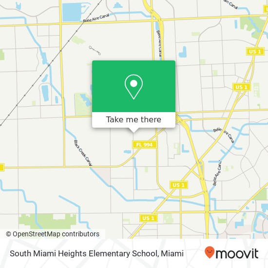 South Miami Heights Elementary School map