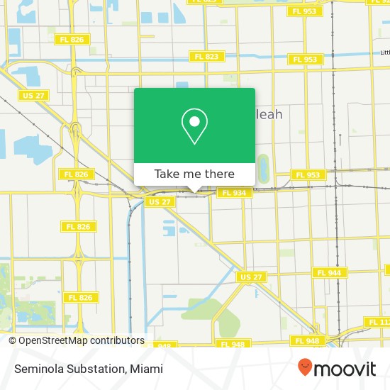 Seminola Substation map