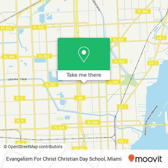 Mapa de Evangelism For Christ Christian Day School