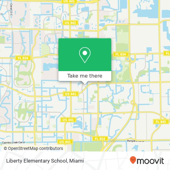 Mapa de Liberty Elementary School