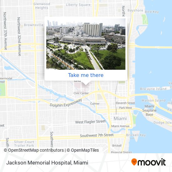 Jackson Memorial Hospital map