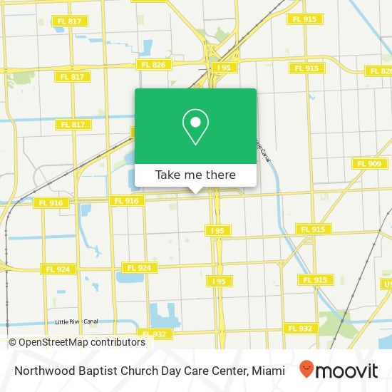 Northwood Baptist Church Day Care Center map