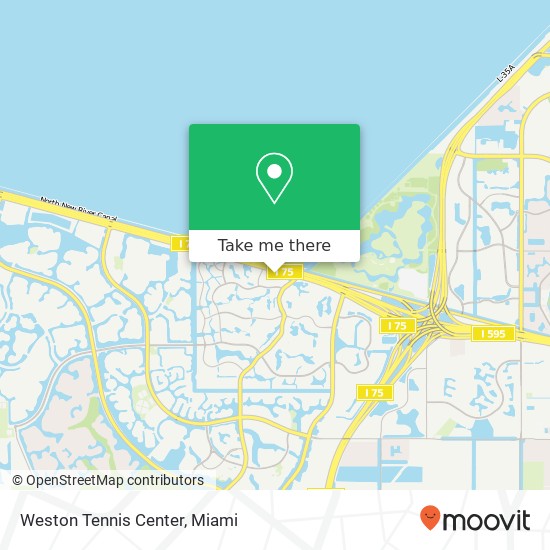 Mapa de Weston Tennis Center