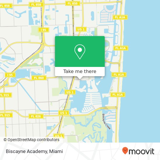 Biscayne Academy map