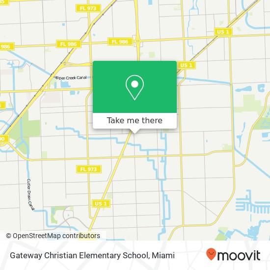 Gateway Christian Elementary School map