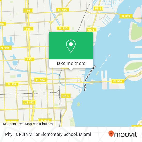 Phyllis Ruth Miller Elementary School map