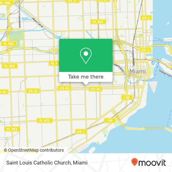 Mapa de Saint Louis Catholic Church