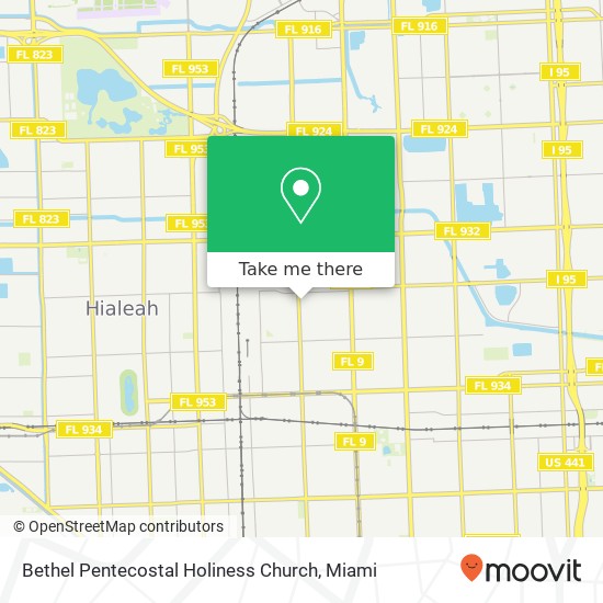 Mapa de Bethel Pentecostal Holiness Church