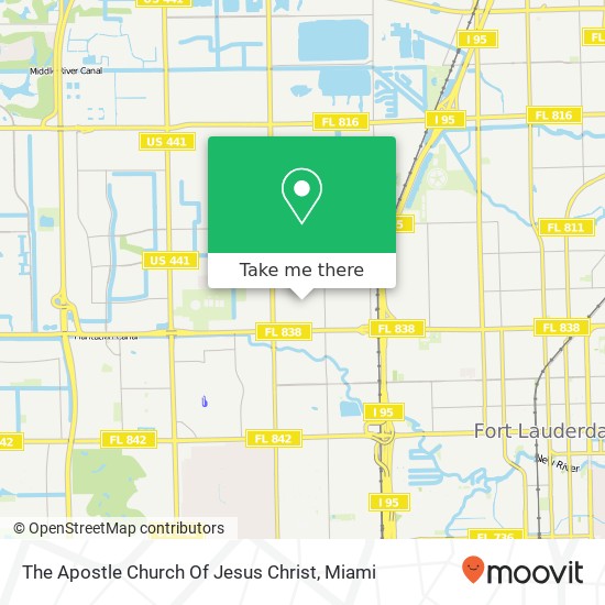 The Apostle Church Of Jesus Christ map