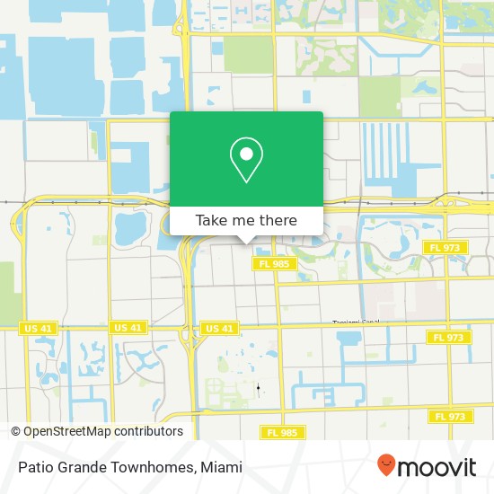 Patio Grande Townhomes map