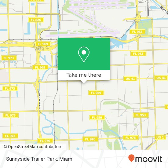 Sunnyside Trailer Park map