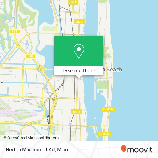 Norton Museum Of Art map