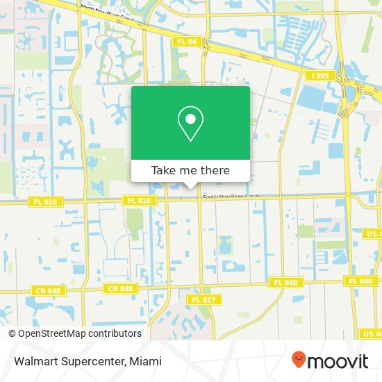 Walmart Supercenter map