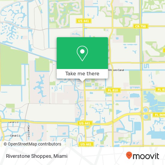 Riverstone Shoppes map