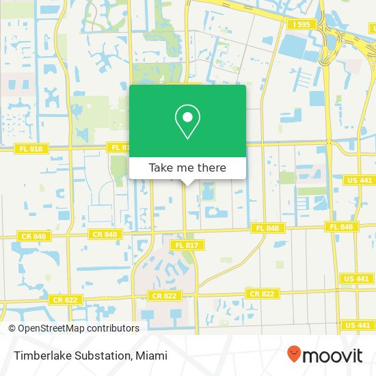 Timberlake Substation map