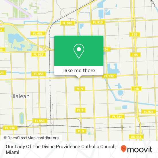 Our Lady Of The Divine Providence Catholic Church map