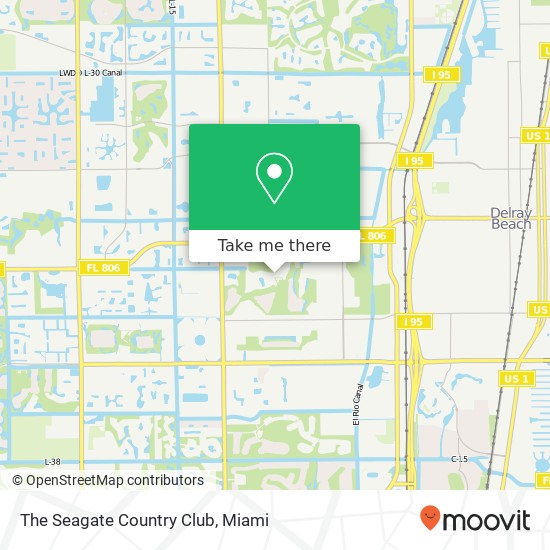 Mapa de The Seagate Country Club