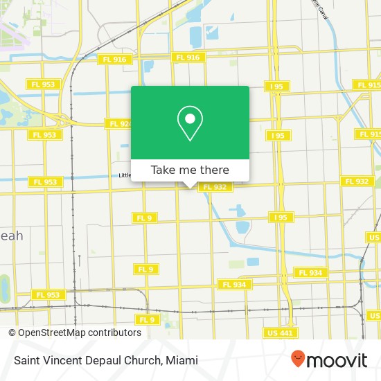 Saint Vincent Depaul Church map