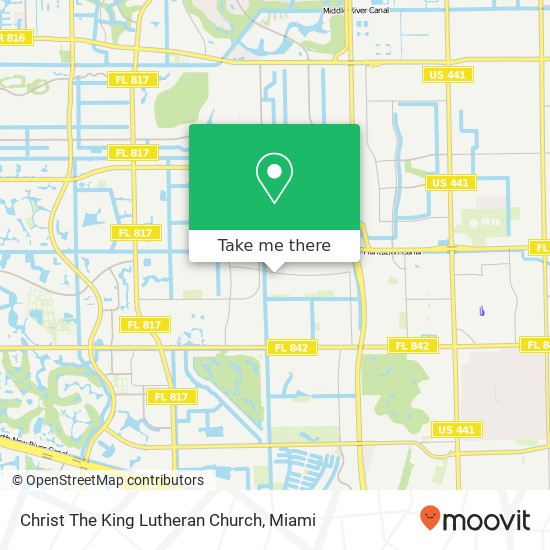 Christ The King Lutheran Church map