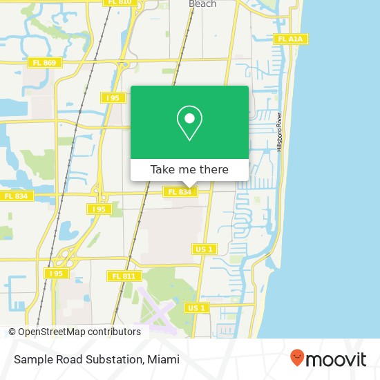 Mapa de Sample Road Substation