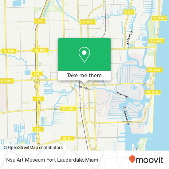 Mapa de Nsu Art Museum Fort Lauderdale