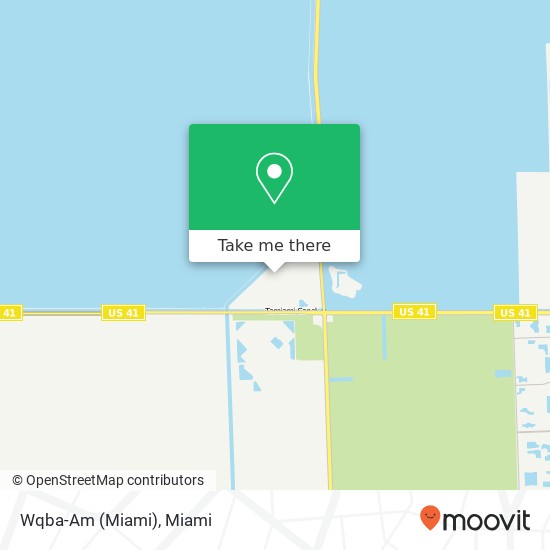 Wqba-Am (Miami) map