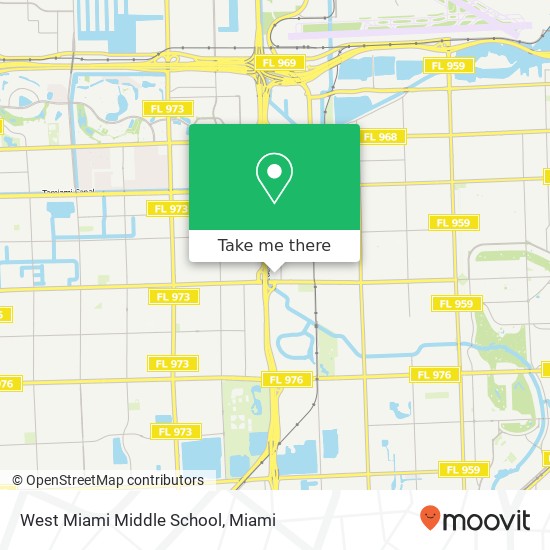 Mapa de West Miami Middle School