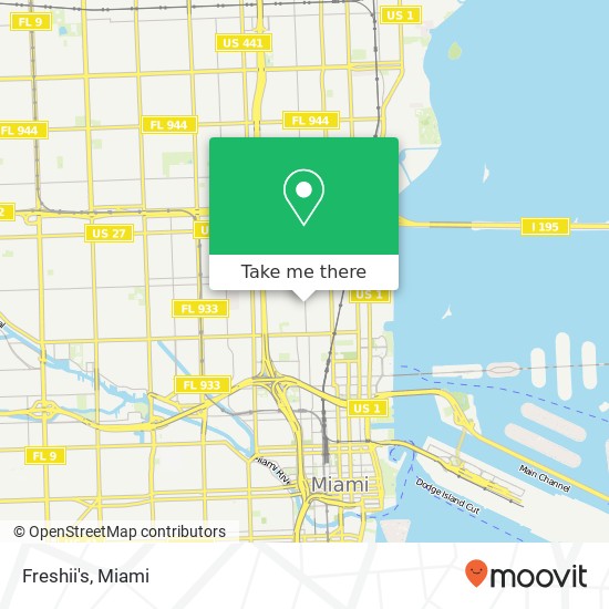 Freshii's map