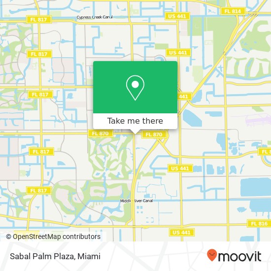 Mapa de Sabal Palm Plaza