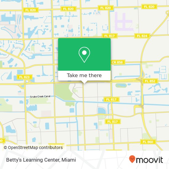 Mapa de Betty's Learning Center