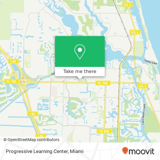 Progressive Learning Center map